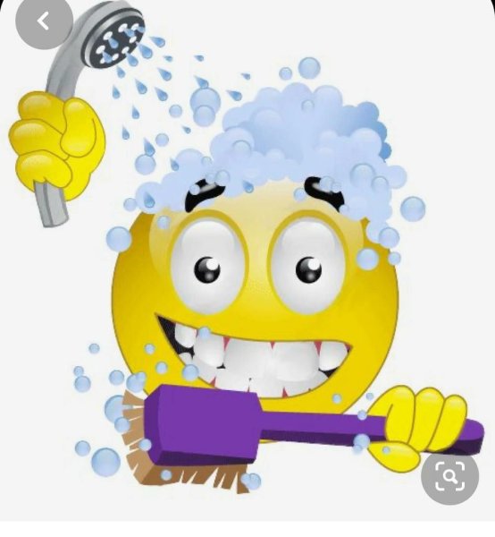 Смайлик умывается