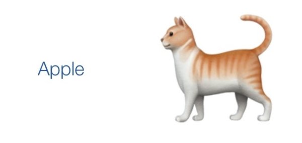 Смайлик кота на айфоне