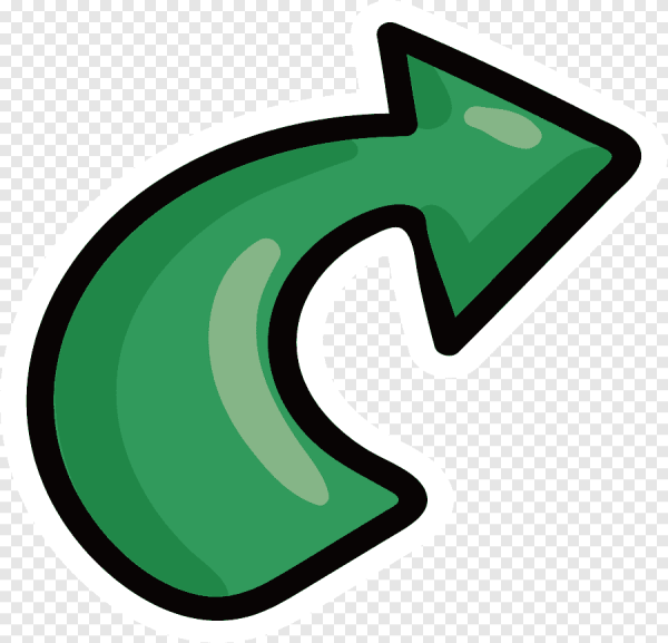 Стрелочка мультяшная