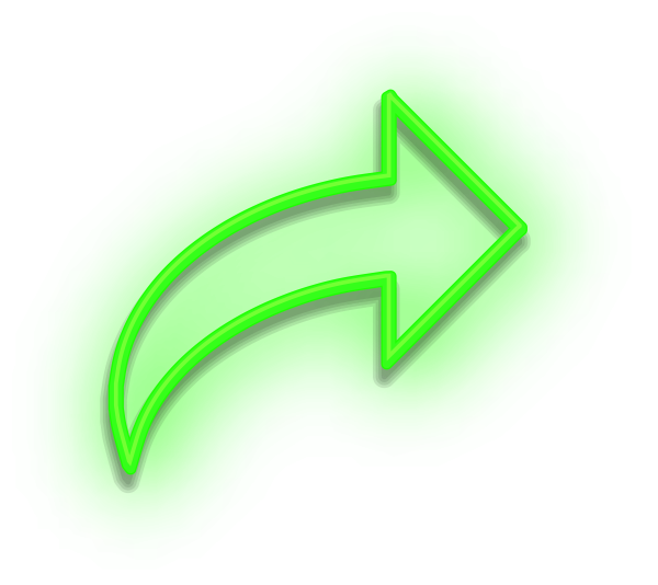 Неоновая стрелочка