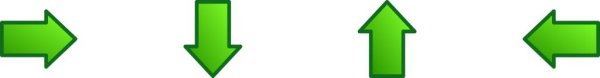 Стрелки вверх вниз влево вправо