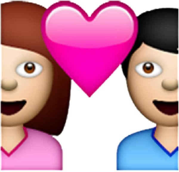Эмодзи влюбленные