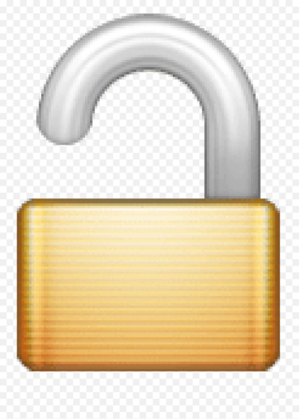 ЭМОДЖИ открытый замок