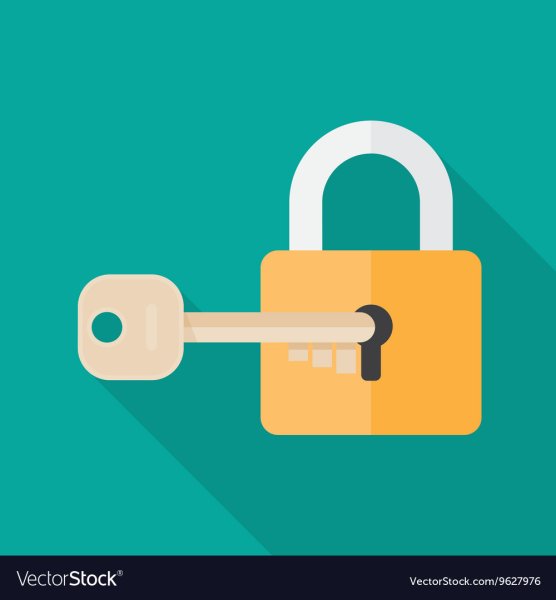 Значок замка и ключика