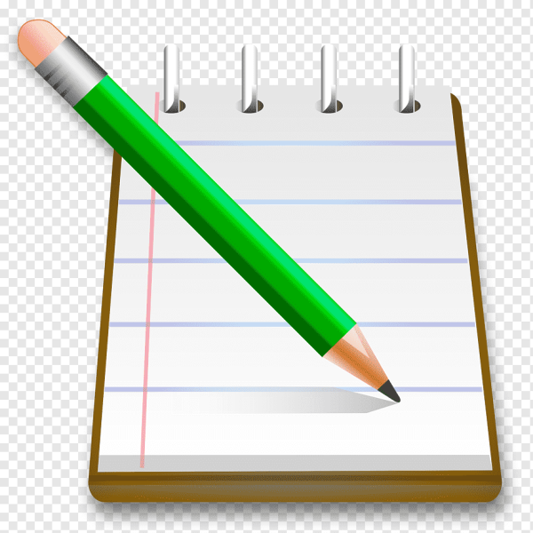 Блокнот и карандаш