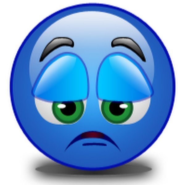 Грустный смайлик