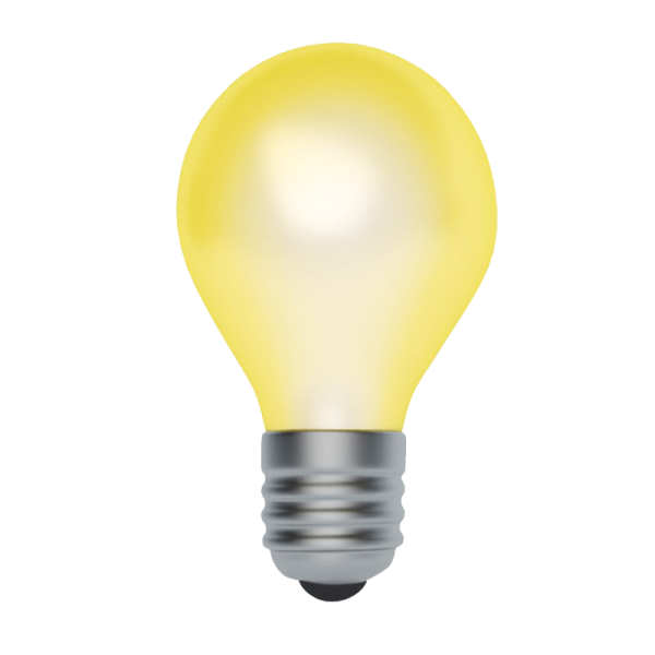 Лампочка идея Смайл