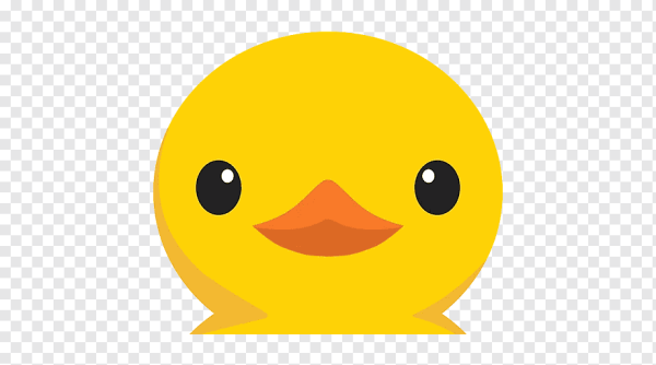 Стикер уточка