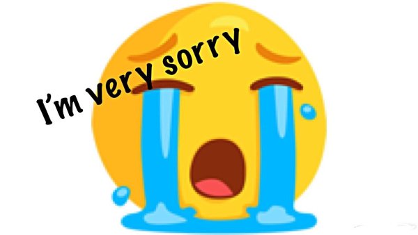 Огромный Плачущий смайлик