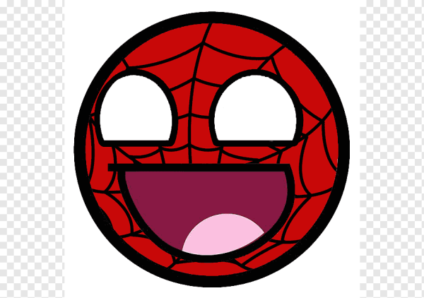 Смайлик паучок на паутинке