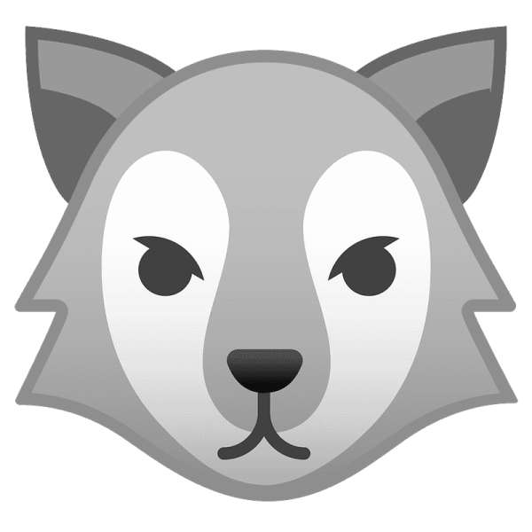 Смайлик волка