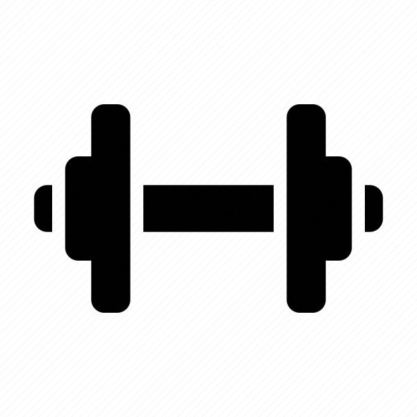 Фитнес гантели иконка