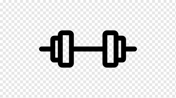 Стикер гантель