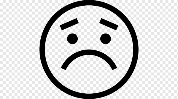 Грустные смайлы из символов