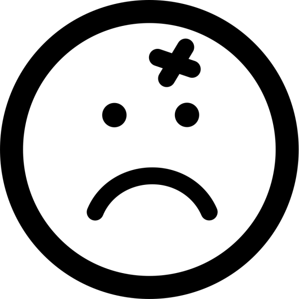 Грустный смайлик