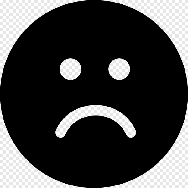 Грустный смайлик на аву