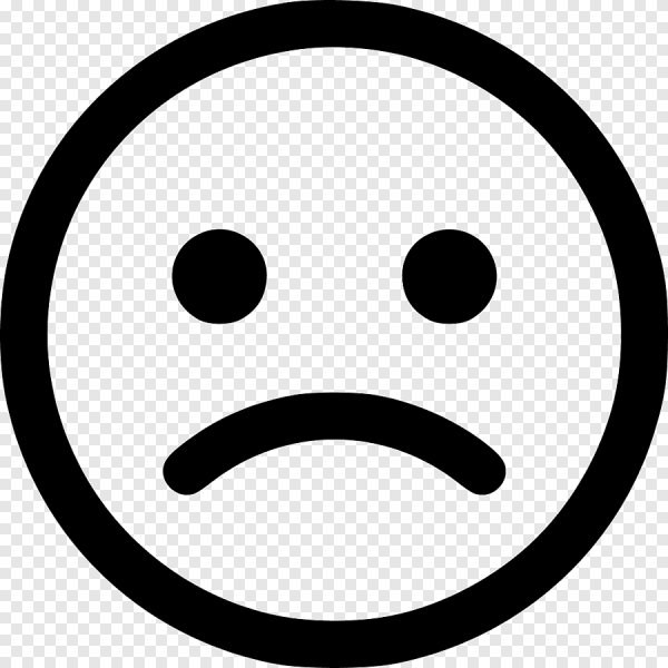 Грустный смайлик