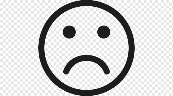 Грустный Смайл белый