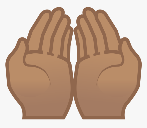 Рука на прозрачном фоне