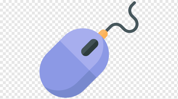 Мышь у компа мультяшная