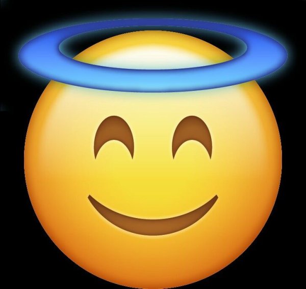 Смайл с нимбом