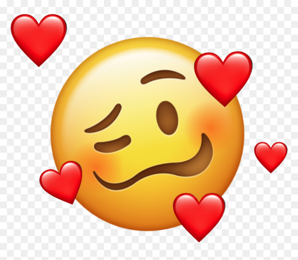Эмодзи влюбленность
