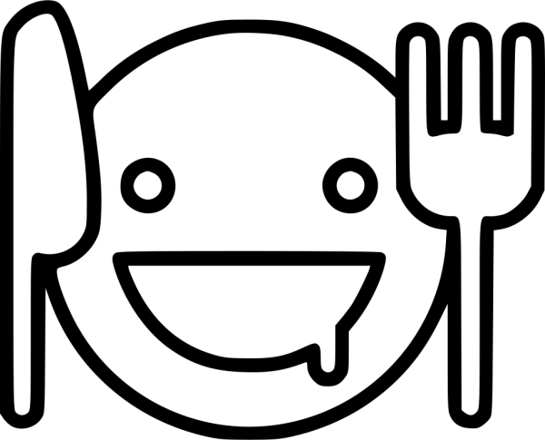 Смайлик облизывается