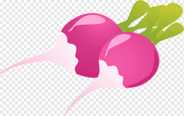 Большая редька мультяшная