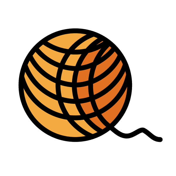 ЭМОДЖИ клубок ниток