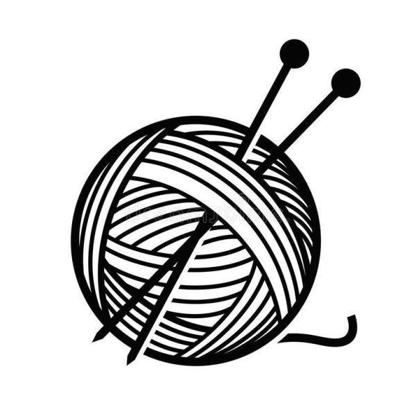 Клубок ниток вектор