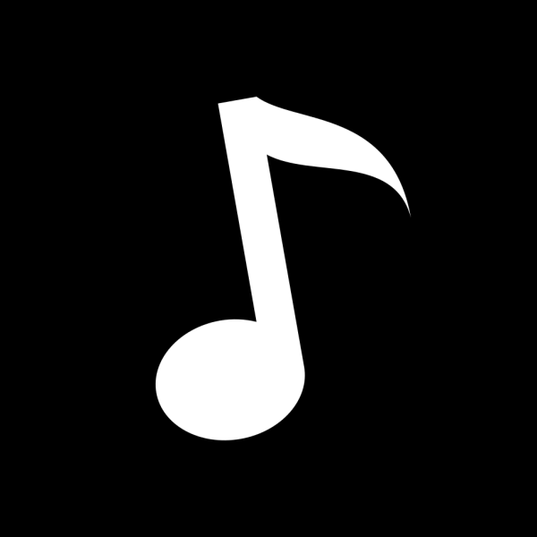 Нотки на черном фоне