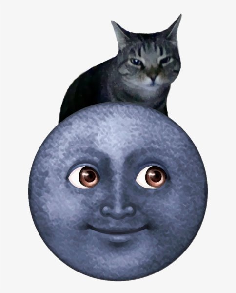 Черная Луна эмодзи