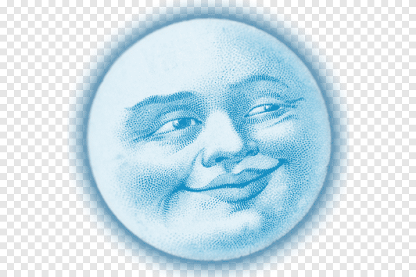 Голубая Луна смайлик