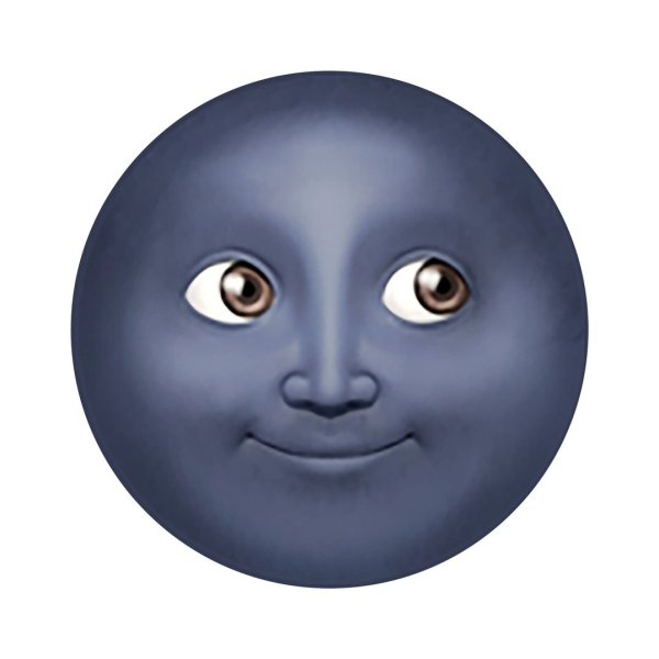 ВК Луна толстая стикер