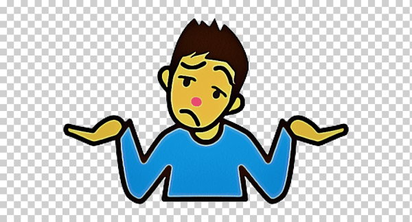 Без фона пожимает плечами