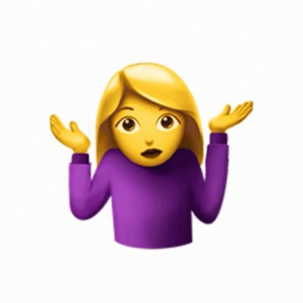 Смайлик не знаю девушка