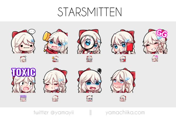 Аниме смайлики для Твича