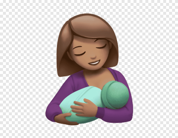 Смайлик женщина с ребенком