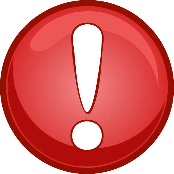 Желтый треугольник с восклицательным знаком