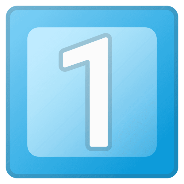 ЭМОДЖИ цифра 1