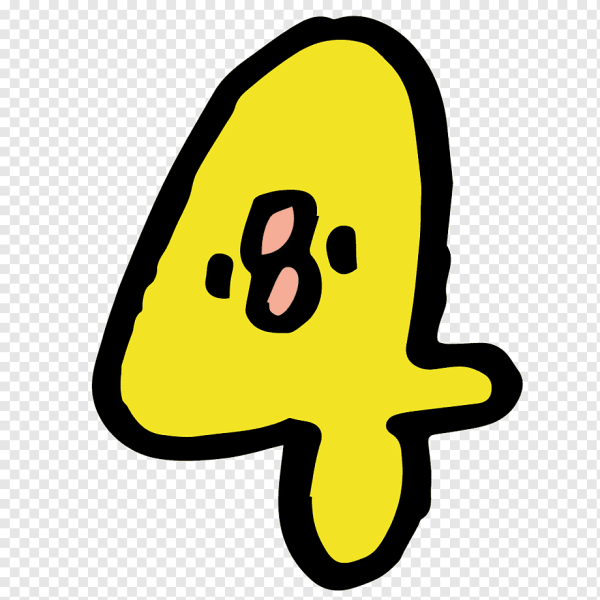 Красивые цифры на прозрачном фоне