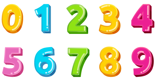 Красивые знаки для чисел