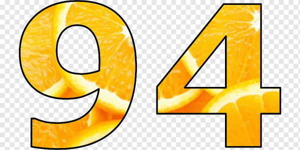 Цифры в сердечках