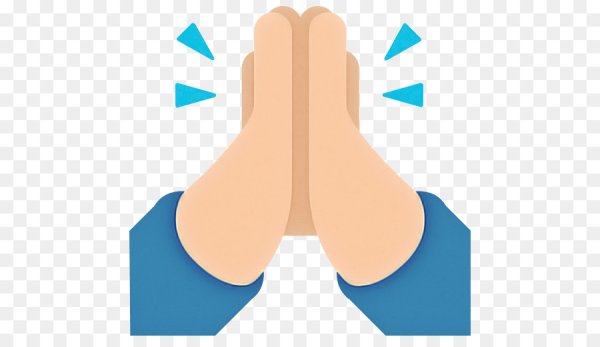 Смайлик сложенные ладони