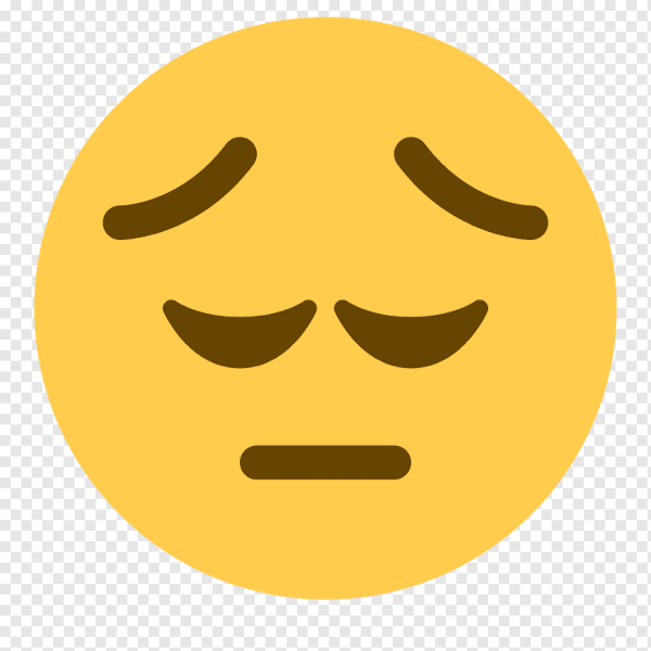 Грустное лицо смайлик