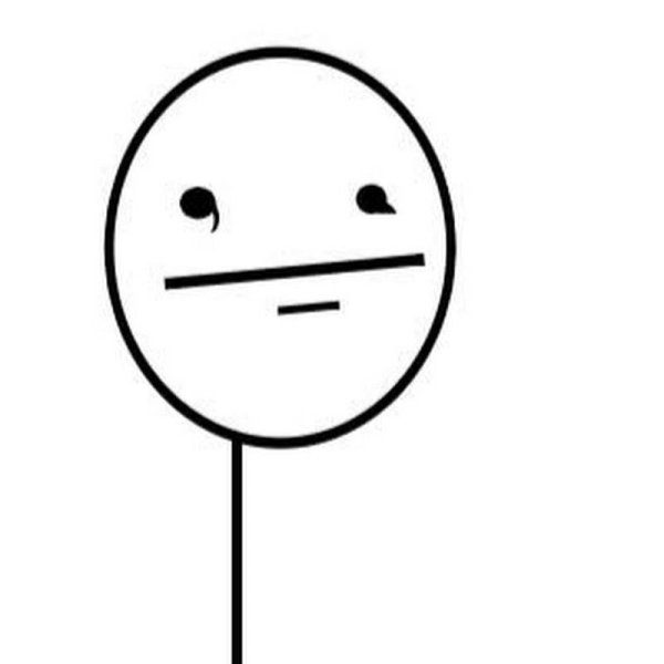 Смайлик желтый нейтральный