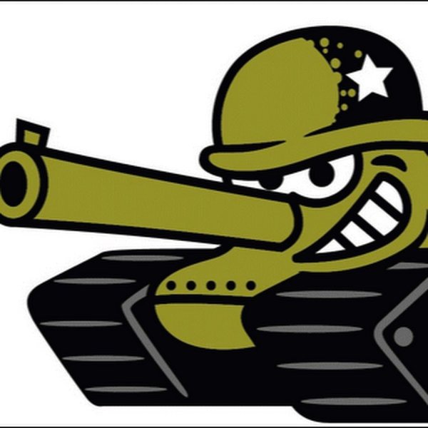 Танк наклейка