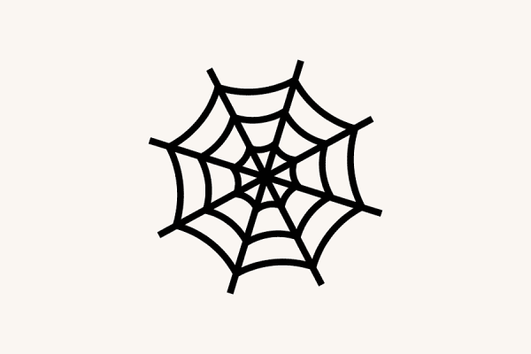 Паутина силуэт