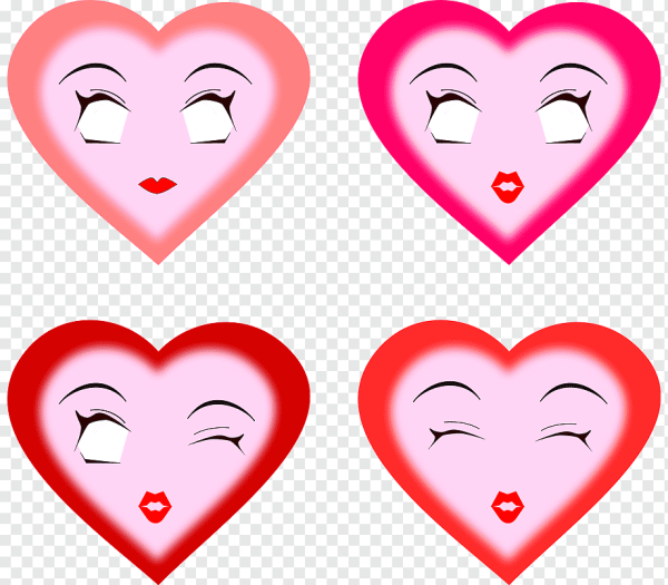 Сердечко с глазками