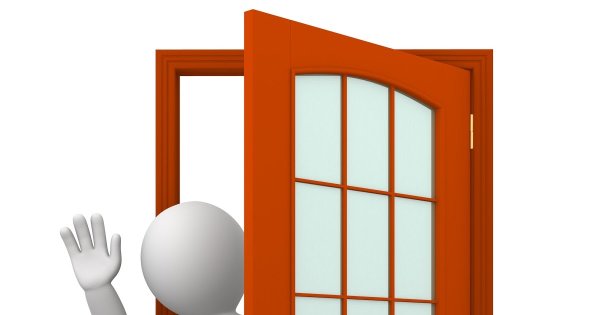 Дверь мультяшка